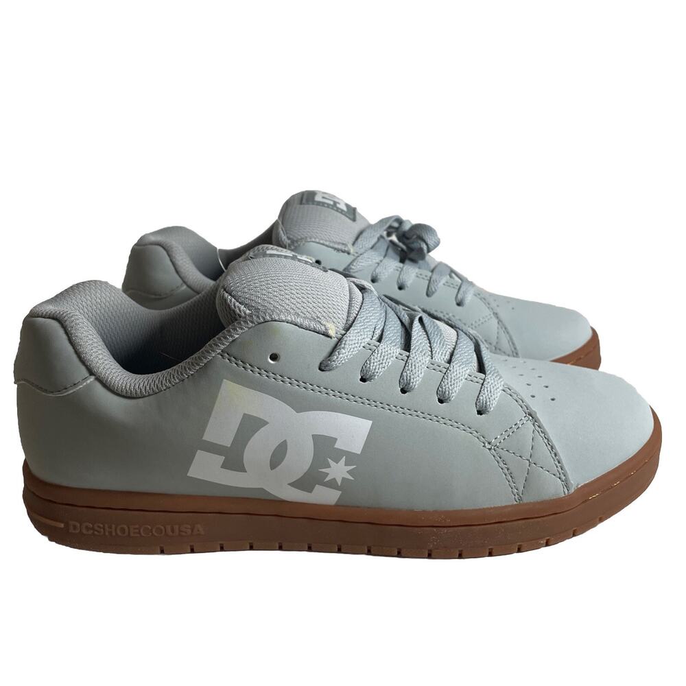 DC Shoes Gaveler Men’s Lace Up Skate Shoes Sz 9 Grey w/ Gum Sole NWOB